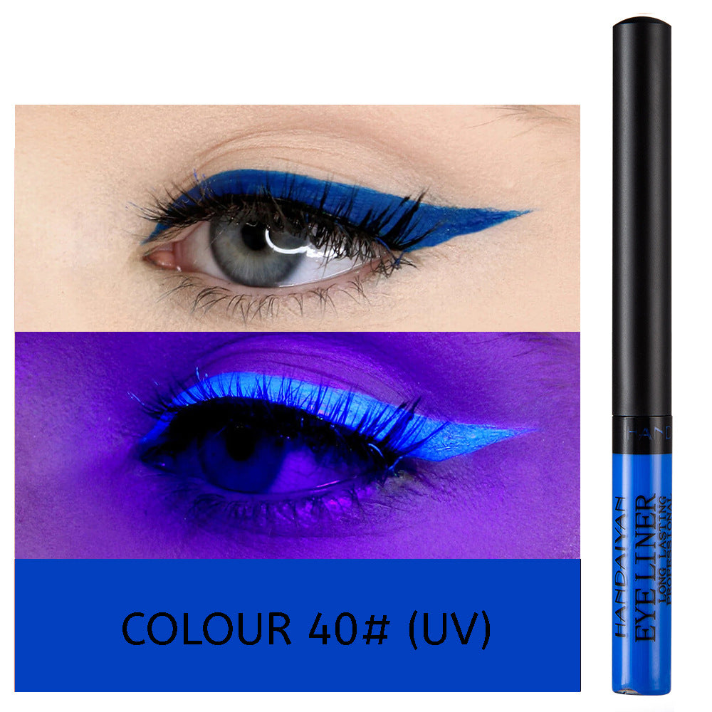HANDAIYAN 12 Color Matte Color Liquid Eyeliner Long Lasting Non-Smudge Liquid Eye Shadow
