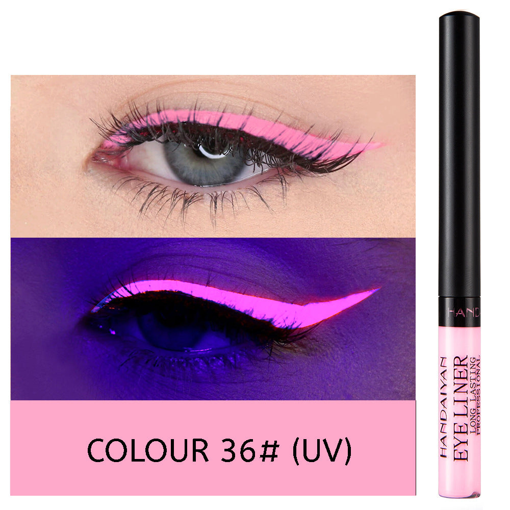 HANDAIYAN 12 Color Matte Color Liquid Eyeliner Long Lasting Non-Smudge Liquid Eye Shadow
