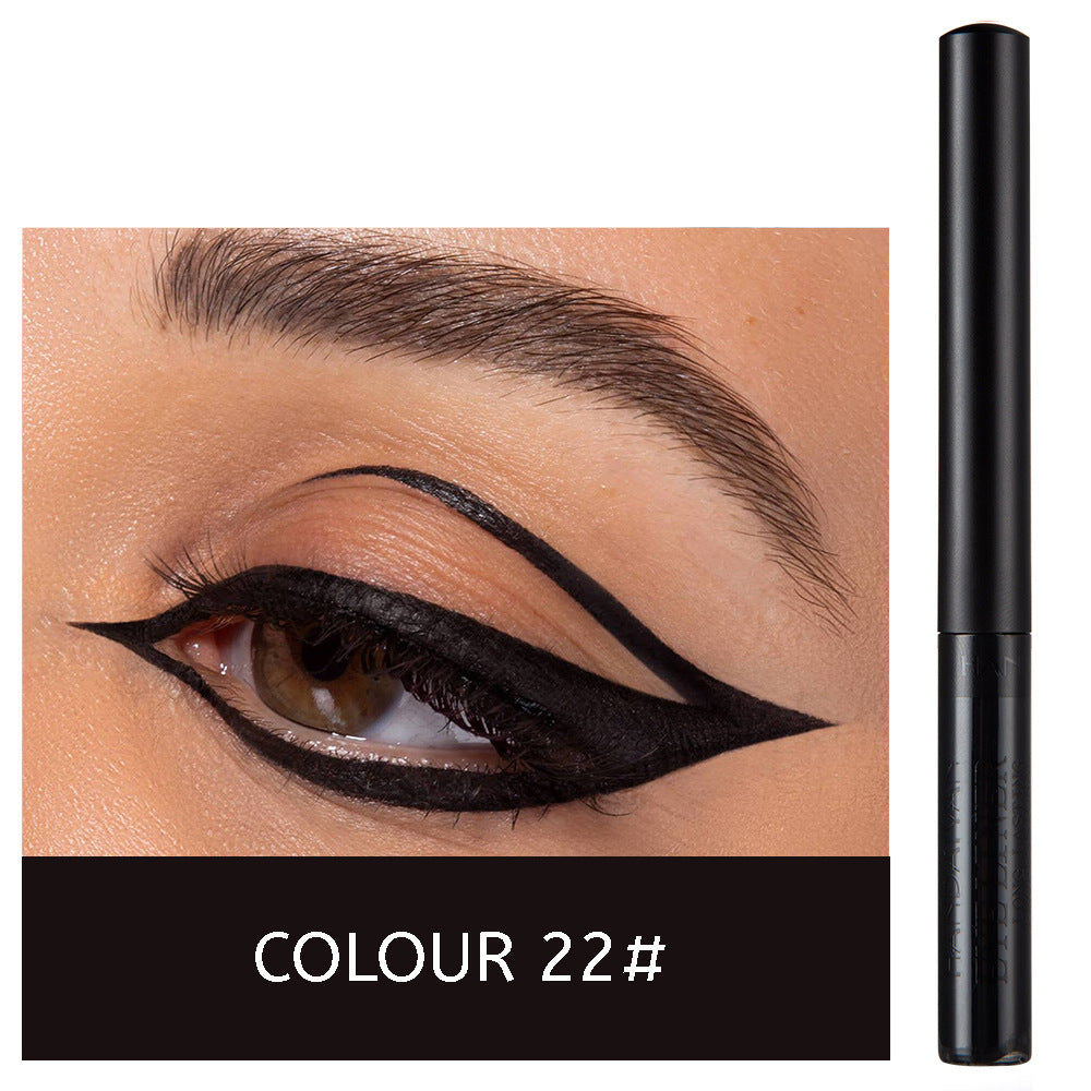 HANDAIYAN 12 Color Matte Color Liquid Eyeliner Long Lasting Non-Smudge Liquid Eye Shadow