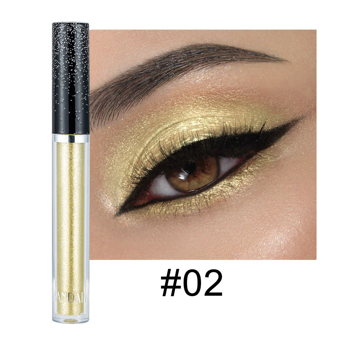 HANDAIYAN 12 Color Single Diamond Liquid Eye Shadow Psychedelic Pearly Shiny Eye Shadow Lying Silkworm Tear Makeup Eye Shadow Liquid