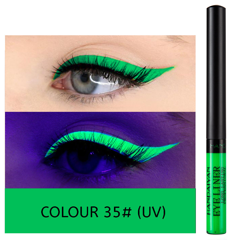 HANDAIYAN 12 Color Matte Color Liquid Eyeliner Long Lasting Non-Smudge Liquid Eye Shadow